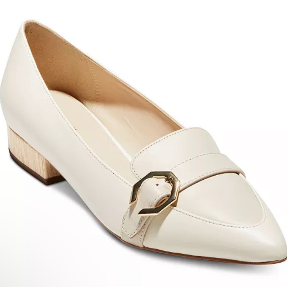 Cole Haan White Flats